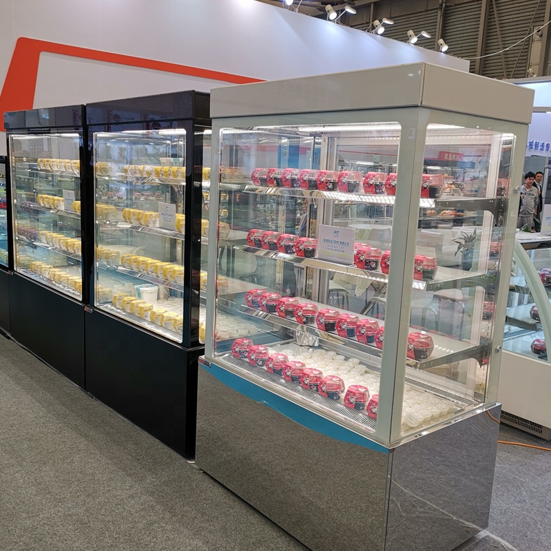 escaparate de la enfriadora de pasteles cake chiller showcase