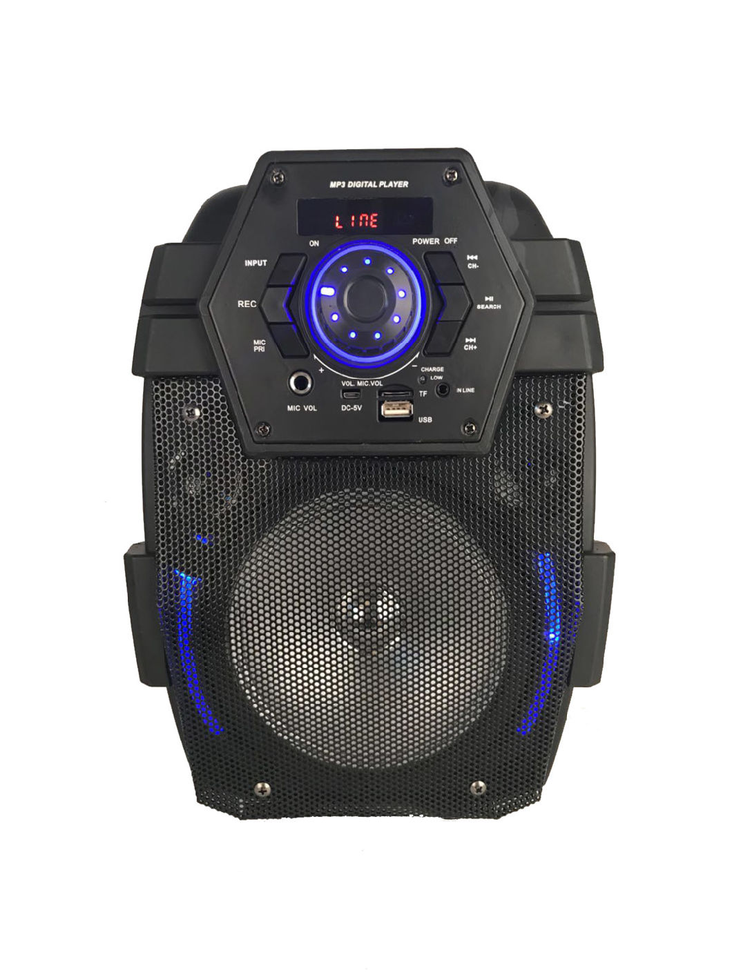 8 Inch Portable PRO Audio Active Sound Speaker Box Trolley Bluetooth Speaker