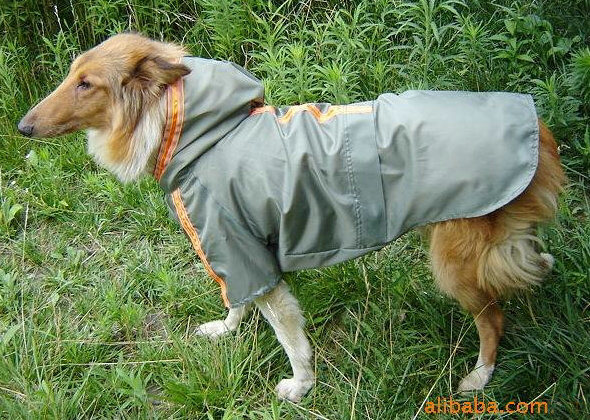 Reflective Pet Rain Coat Dog Clothes for Large Dogs