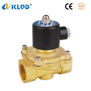 2W Model Brass Material 1 Inch Water Solenoid Valve