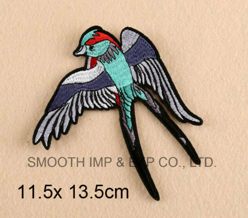 Wholesale Different Types Fashion China Clothing Embroidery Birds Patch