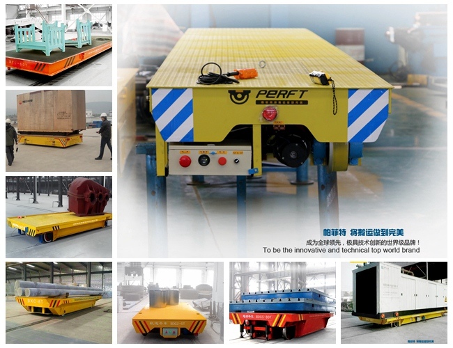 Automatic Transport Bogie Rail Handling Car Material Carrier