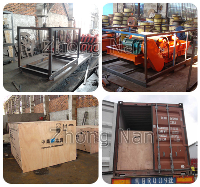 Self- Discharging Conveyor Belt Electromagnetic Separator Rcdd