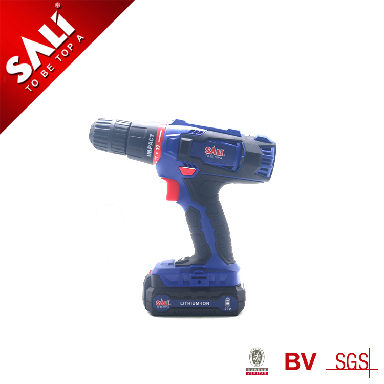 High Quality 20V Cordless Drill with Li-ion Battery Power Tool