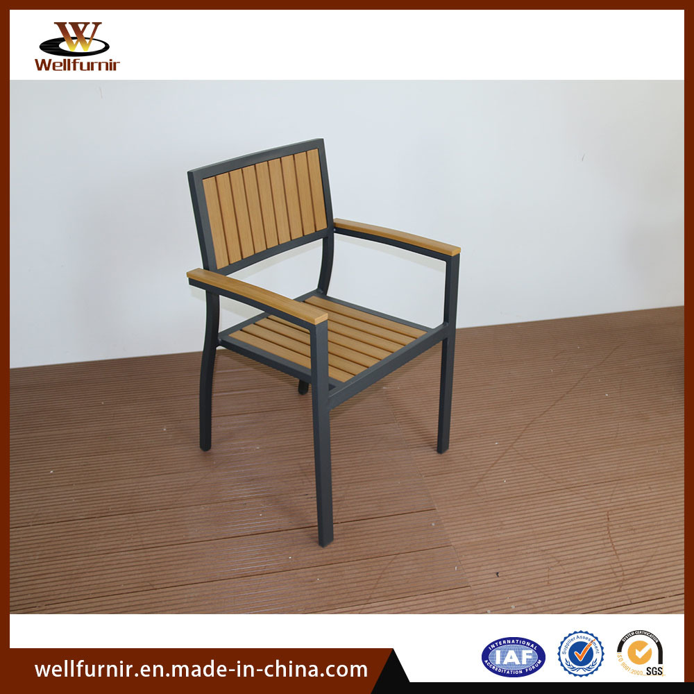 2018 Outdoor Aluminum Furniture Frame Polywood Dining Chair