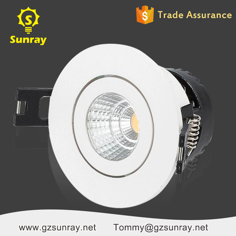 Aluminum Adjustable 5W 15W Dimmable Recessed COB LED Down Light
