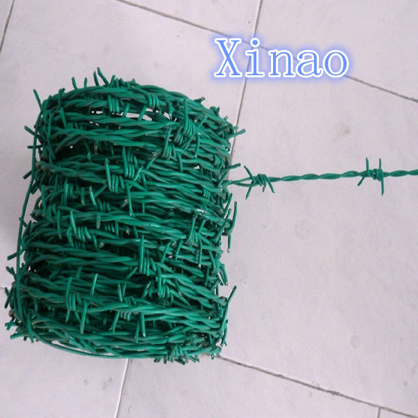 Plastic Coated Agriculture Fence Barbed Wire Galvanized/Barda Cattle Puas