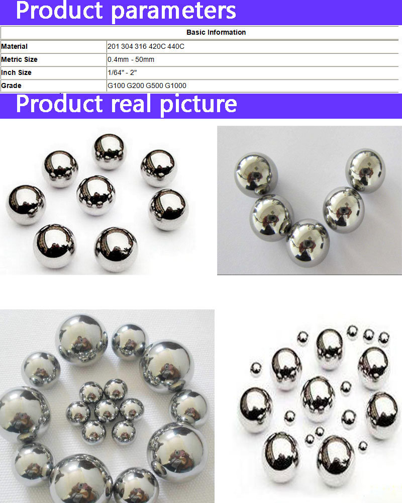 Stainless Steel Ball Bearing for Bicycle, Chrome Steel Ball