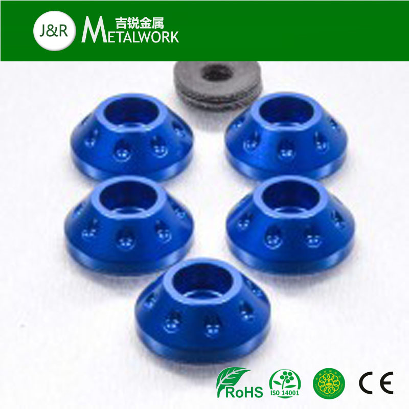 Aluminum Anodized Plated Contersunk Cup Washer