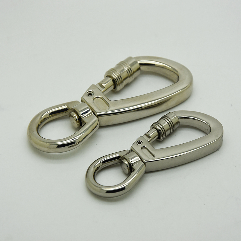 Zinc Alloy Swivel Snap Hook for Pet Buckles