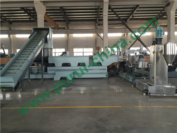 Complete Plastic Recycling Pelletizing System of Waste PP PE Film