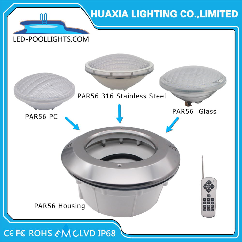 316 Stainless Steel Recessed PAR56 LED Swimming Pool Light