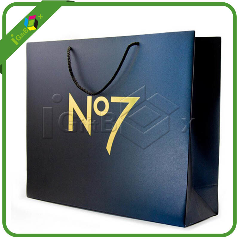 Luxury Custom Printing Printed Kraft Paper Shopping Packaging Carrier Gift Paper Bags for Packing with Handles