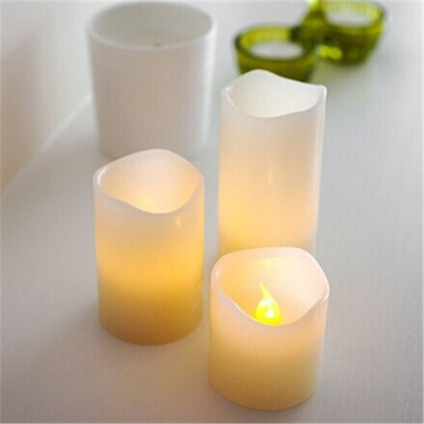 PP with Wax Material and LED Candle Type LED Candle