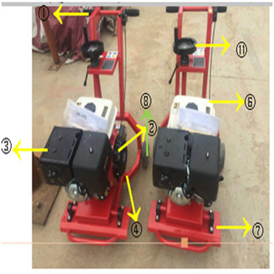 Factory Supply Honda Engine Road Grooving Machine with Best Price