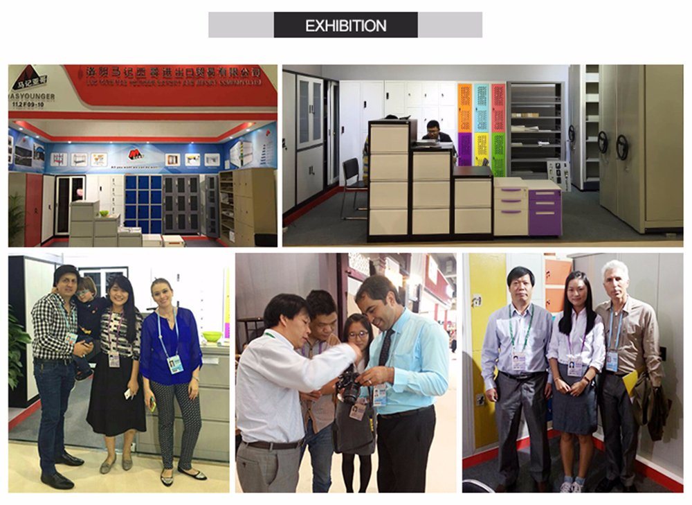 Office Kd Structure Vertical Steel Drawer Filing Cabinet