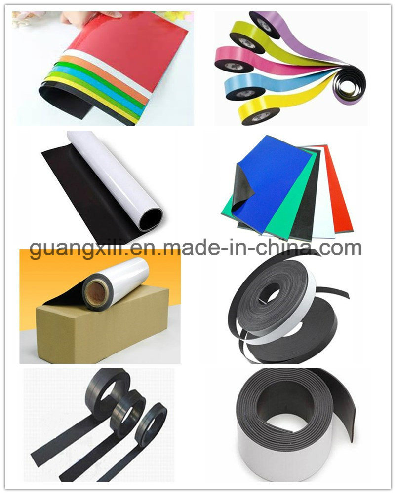 Surface Release Paper PVC Colorful Flexible Roll Rubber Magnet