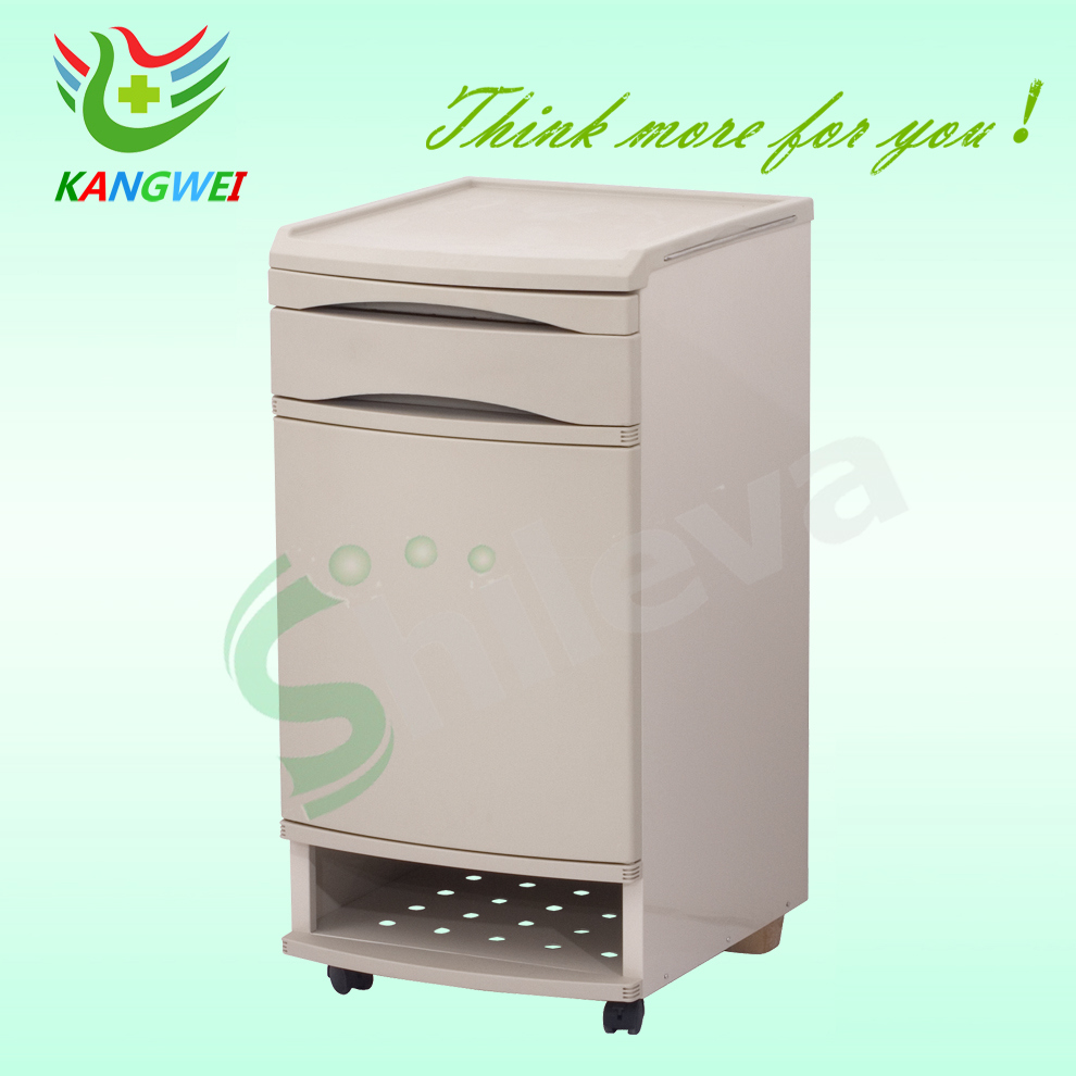 Hospital Furniture Bedside Cabinet ABS Plastic Bedside Cabinet Slv-D4005