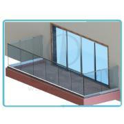 Customized Adjustable Aluminium Fence for Glass Mounting System