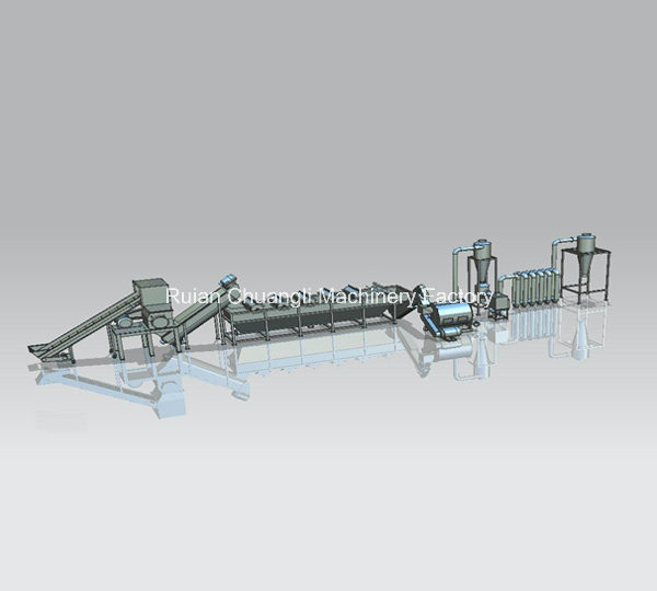 Auto Plastic PP/PE Film Crushing, Washing and Drying Machine