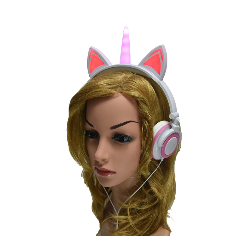 cat ear shaped headphones cat ear shaped headphones