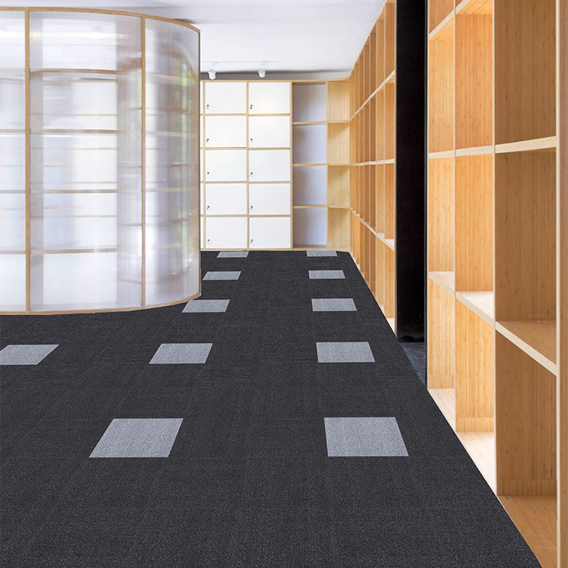 Anti-Static Nylon PP Carpet Tile with PVC Backing for Commercial/Hotel/Room