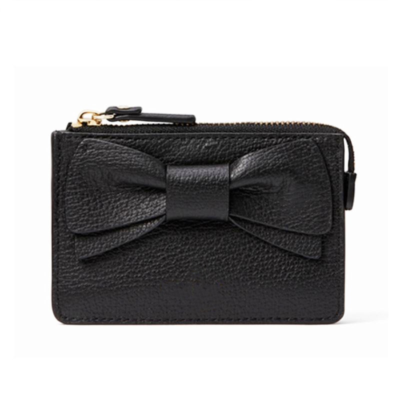 Yc-W096 Genuine Leather Fashion Women Wallet with Bow Trimming