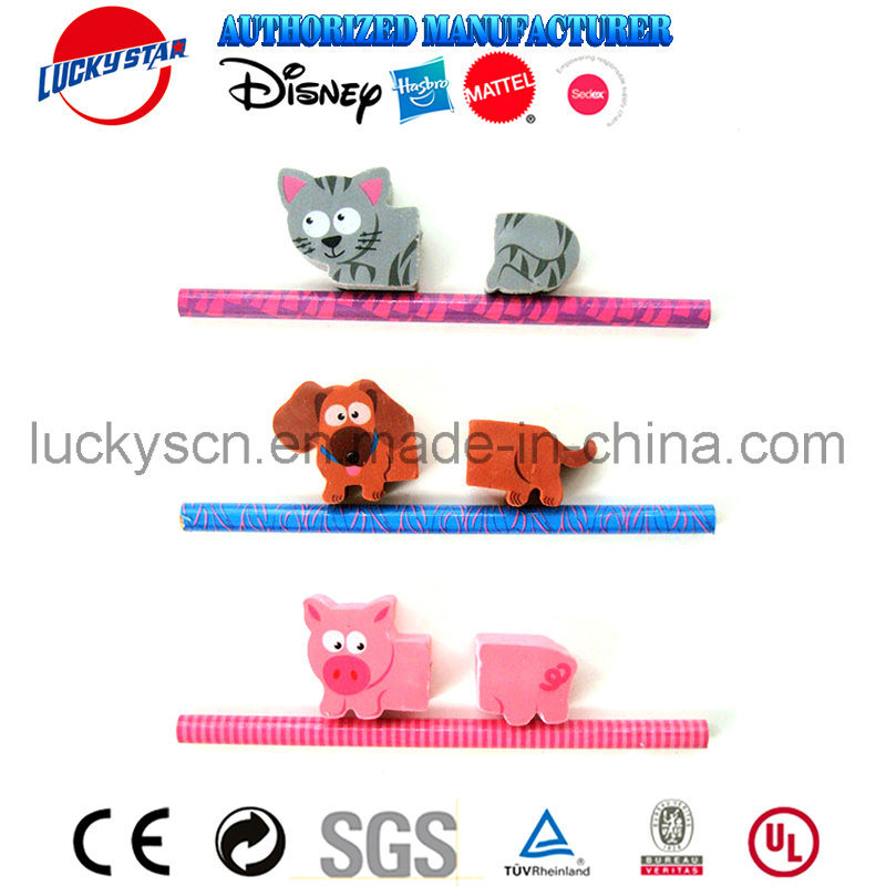 Animal Eraser Pencil Topper for Kid Staitonery