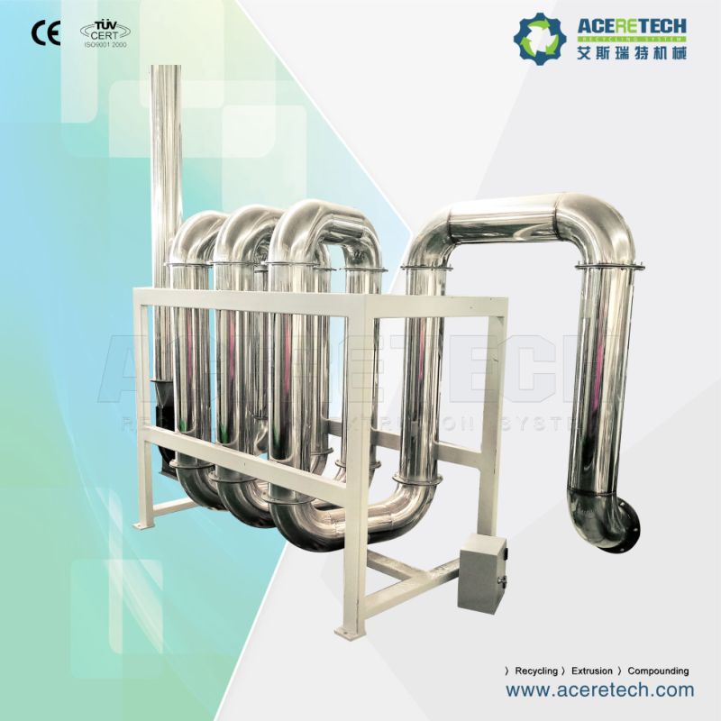 Pipeline Dryer for Plastic Flakes Recycling Washing