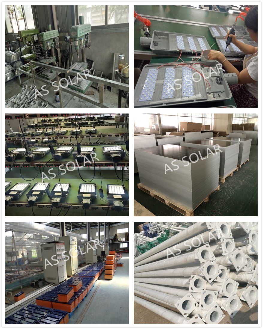 China Good Quality Light Pole Galvanized Solar Power Light Pole