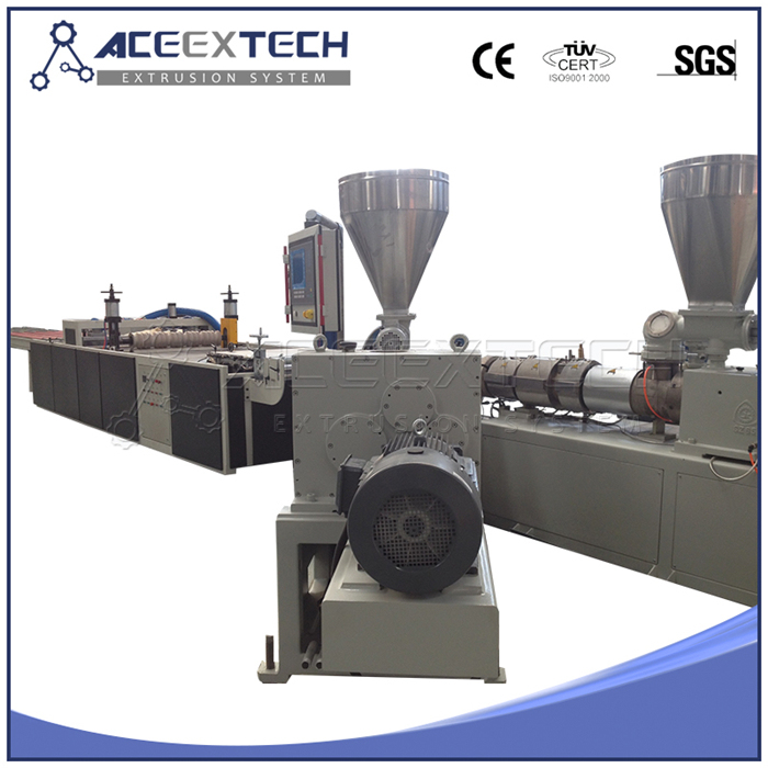 Foamed PVC Corrugated Roof Tile Making Machine