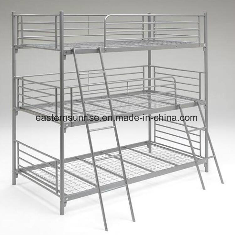 Kd Adult Metal Triple Bunk Bed for School and Hotel