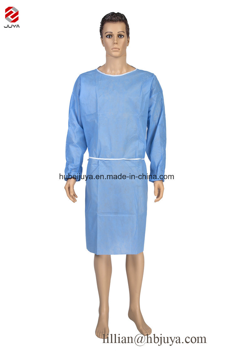 Non-Woven Material Cheap Sterile Chemotherapy Hospital Medical Surgical Disposable Gown