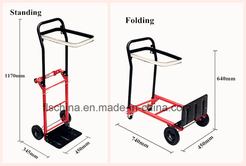 Multifunction Aluminum Trolley with Loading Weight 100kgs