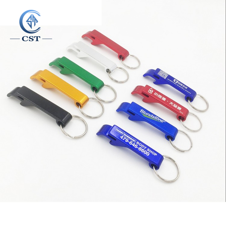 Custom Metal Stainless Steel Souvenir Keyring Blank Bottle Opener