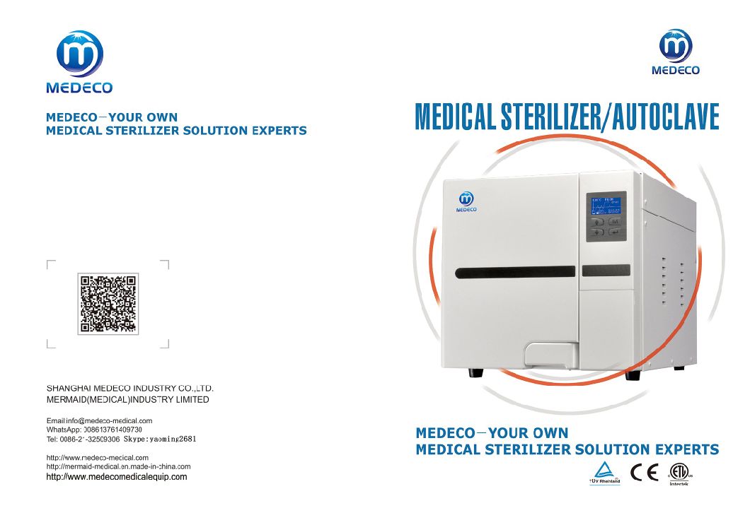 16 L Benchtop Autoclave (STE-16-C Class B Dental Autoclave Sterilizers)