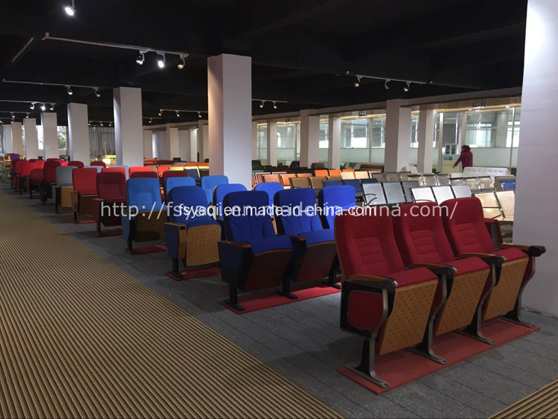 Hotsale Competitve Foldable Metal Theater Chair Auditorium Chair Cheap Price Upholstery Small Size Church Chair (YA-16)