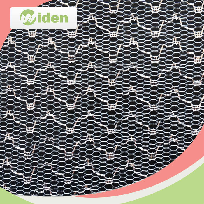 Heavy Cord 100 Nylon Mesh Fabric for Wedding Dress Lace