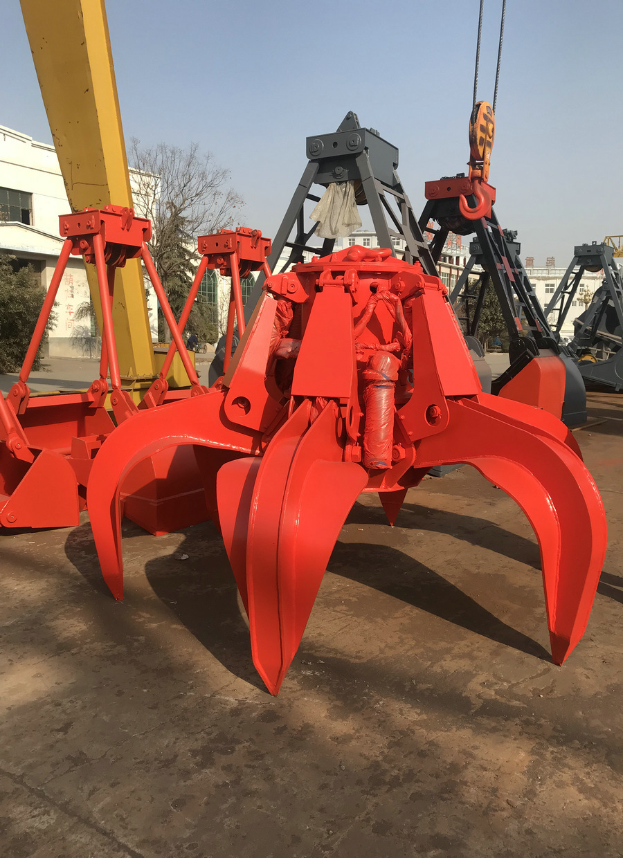 Steel Plant Electric Crane Grab Bucket