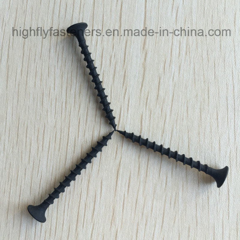 Good Quality Gypsum Board Black Phosphated Philips Drywall Screws