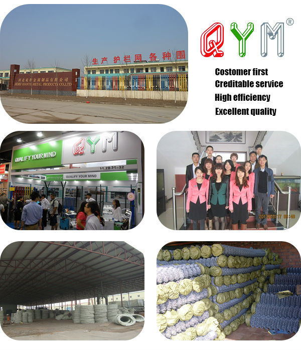 China Factory Temporary Chain Link Fence/PVC Coated Chain Link Fence