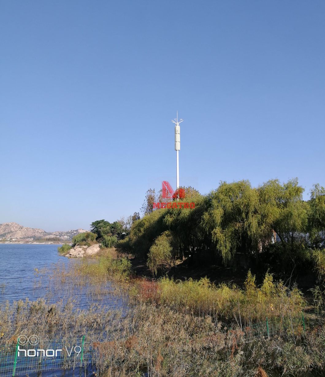 Megatro Telecom Pole Steel Tower