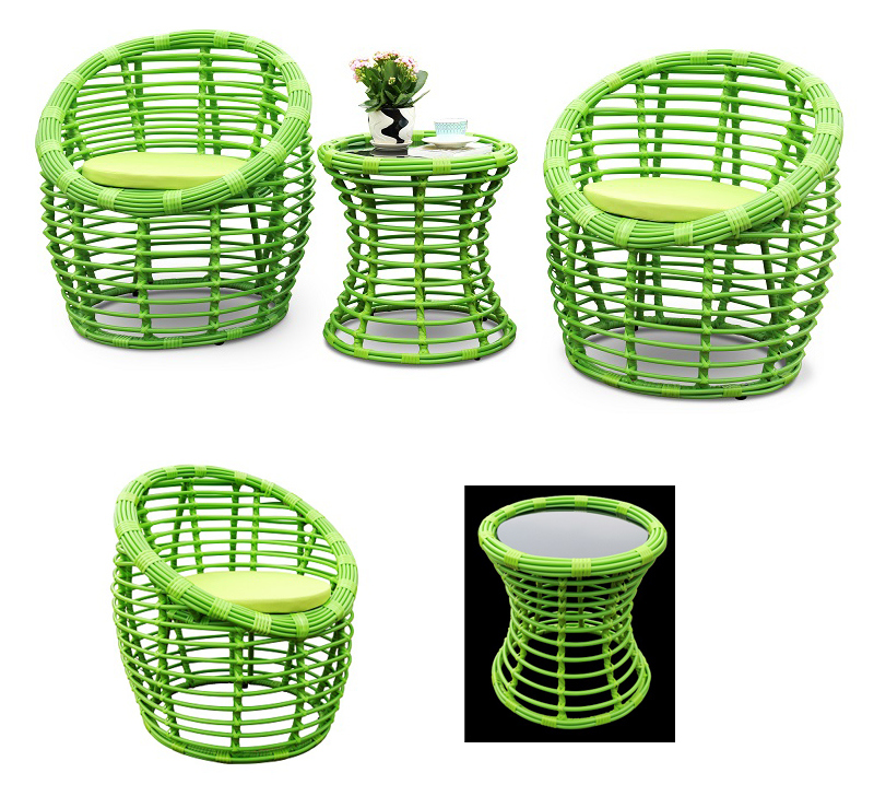 2018 New Rattan Garden Furniture Outdoor Chair Set-T087