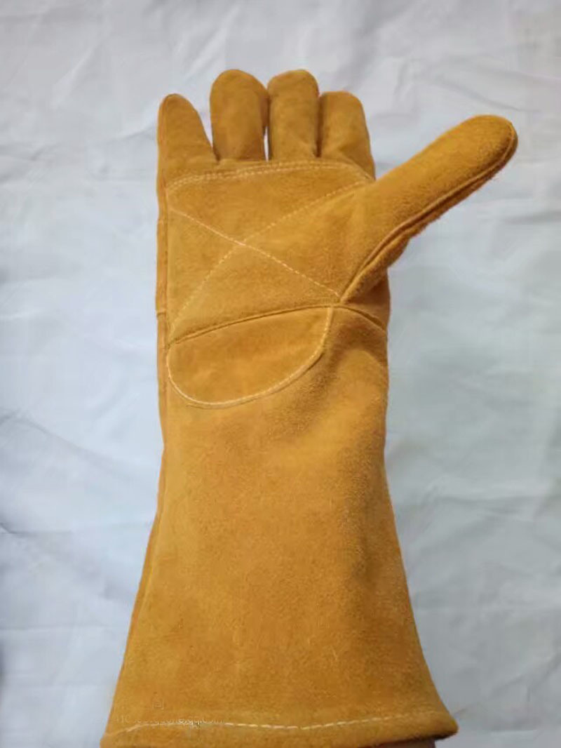 Heavy Duty Industrial Safety Driver Working Leather Welding Gloves