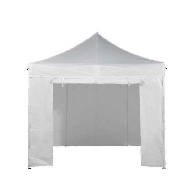 White Marquee Canopy Folding Tent with Side Wall