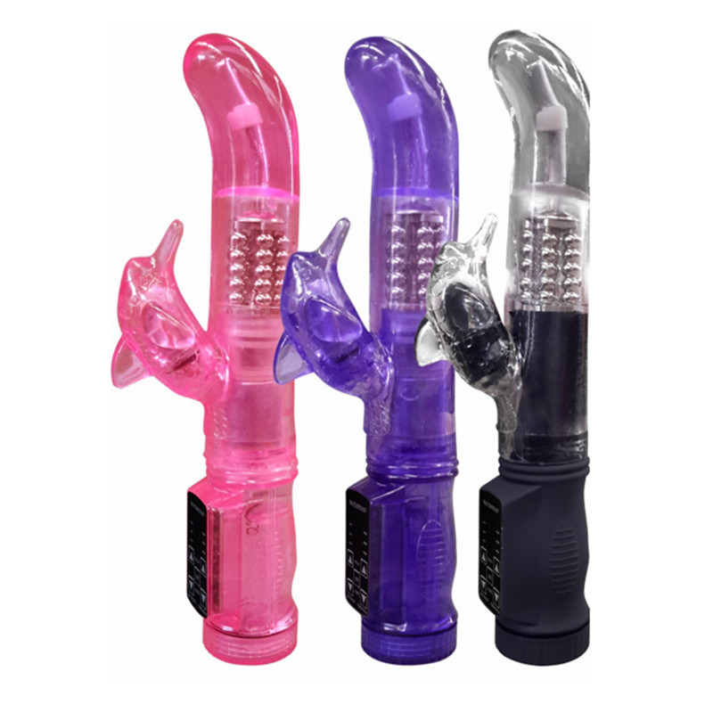 Wholesale China Mushroom Head Dolphin Rotating Bead Rod Sex Toy