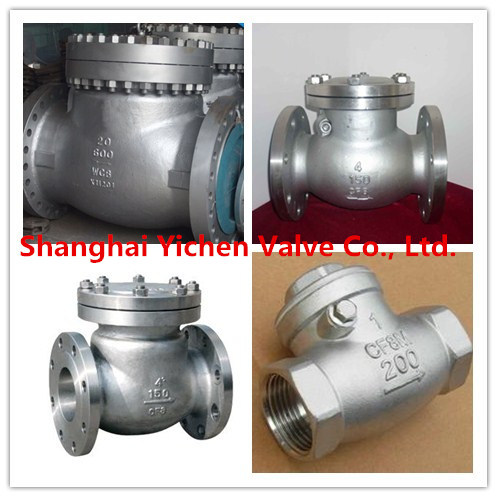 High Quality Spring Threaded Stainless Steel China Check Valve (H14)