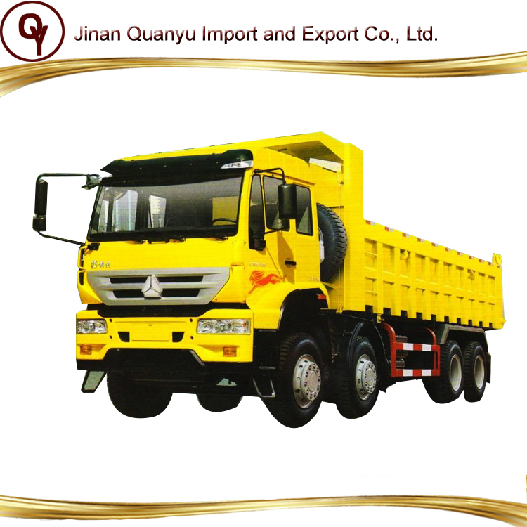 China Sinotruk Golden Prince 8X4 Dump Tipper Truck Low Price