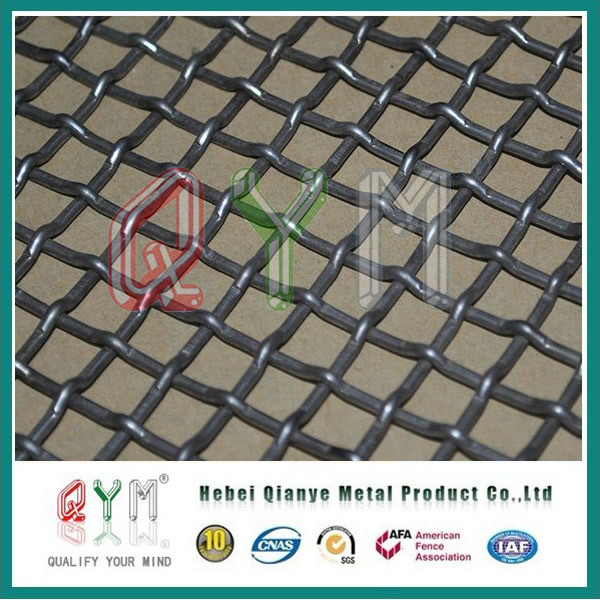 Steel Wire Iron Wire Square Hole Crimped Wire Mining Screen Mesh