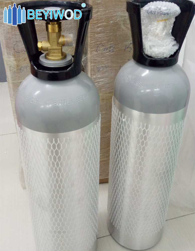 DOT3al Aluminum CO2 Cylinder for Brazil Market Beverage Beer Use